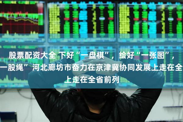股票配资大全 下好“一盘棋”，绘好“一张图”，拧成“一股绳” 河北廊坊市奋力在京津冀协同发展上走在全省前列
